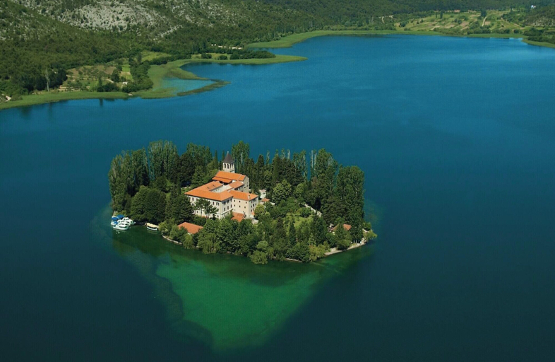 Aerial view 5, Villa Gold, Skradin