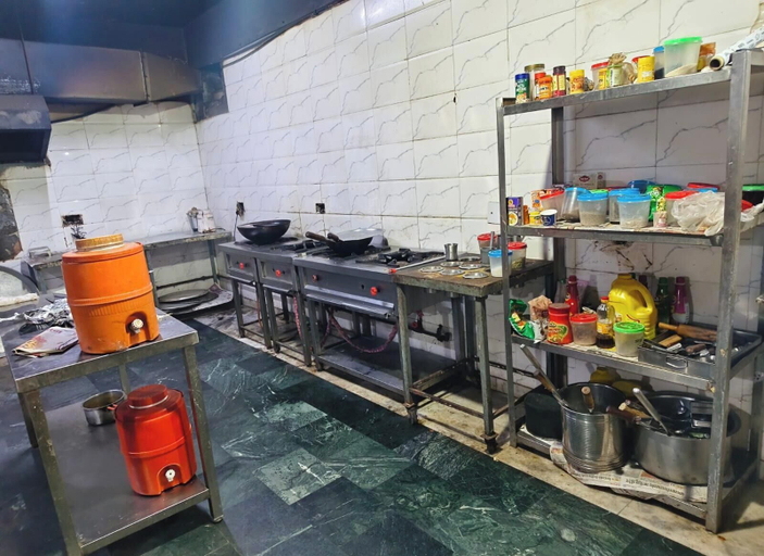 Private kitchen, Hotel Ravintam, Mathura