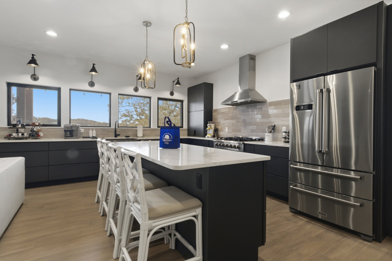 Private kitchen 2, New Lakefront Home With Private Dock, Game Room & Firepit at 9MM, Camden