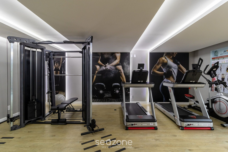 Fitness facility 4, JPR - Apartments 260 Meters From the Beach in Jurere, Florianopolis