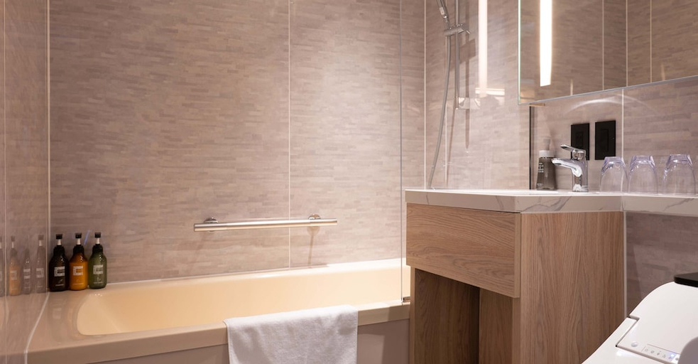 Bathroom 5, Hotel Heian No Mori Kyoto, Kyoto