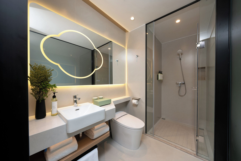Bathroom 2, GINLAN SONG Hotel Chengdu-Chunxi Road & Taikoo Li Branch, Chengdu