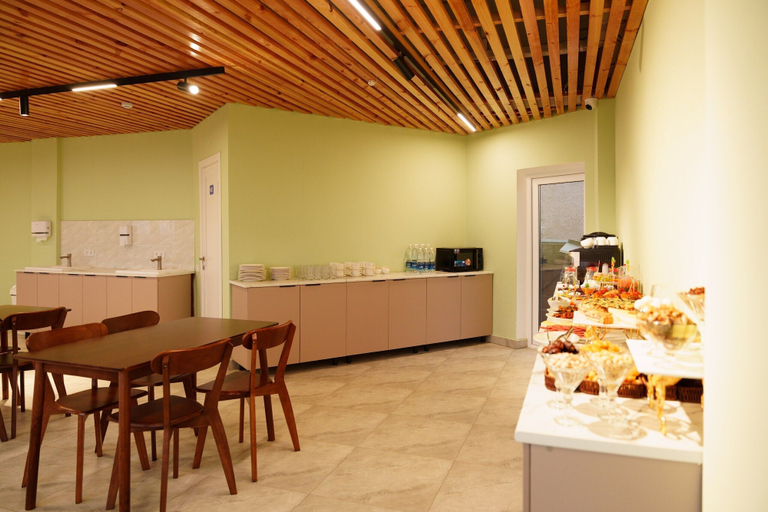 Breakfast area, Ton Azure Hotel, Ysyk-Köl (lake)
