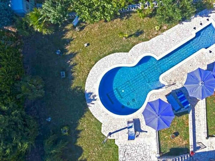 Aerial view, House House Vema, Labin