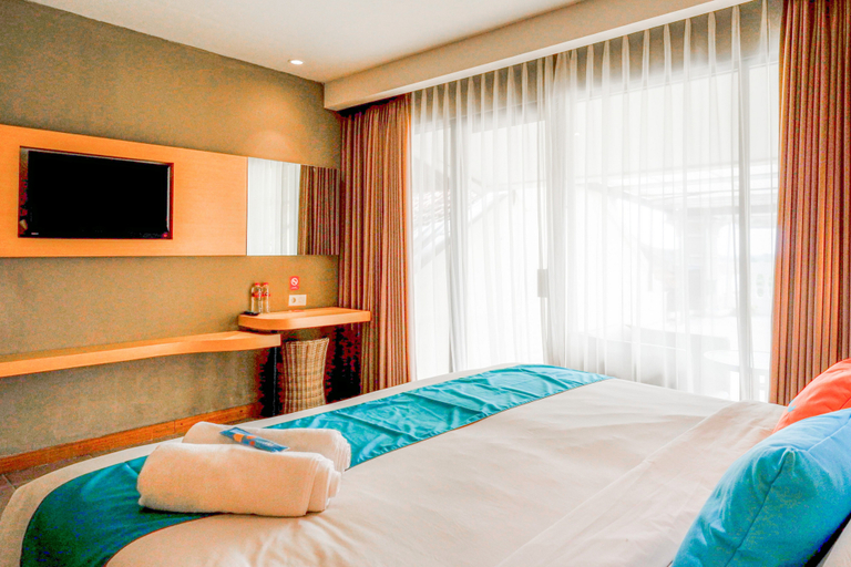Bedroom 4, Sans Hotel Ekkon Yogyakarta by RedDoorz, Yogyakarta