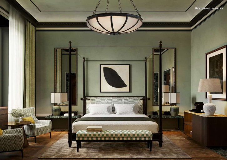 Bedroom 3, Palazzo Ruspoli, Florence
