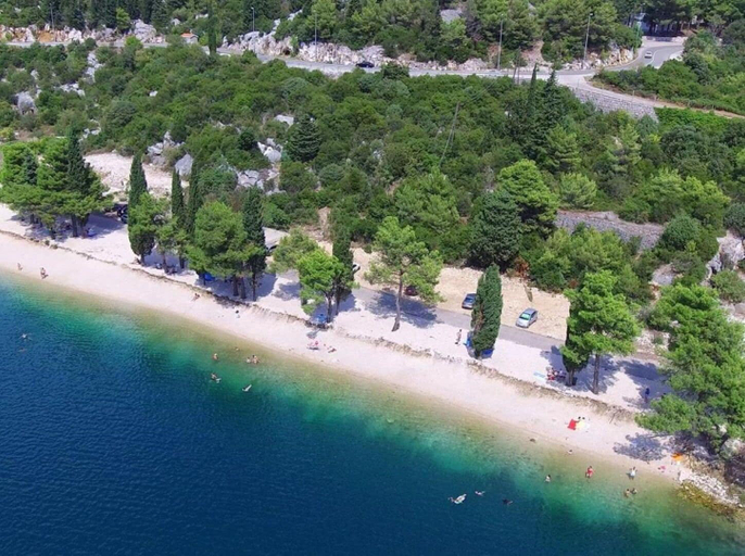 Aerial view, Apartment Leo, Ploče
