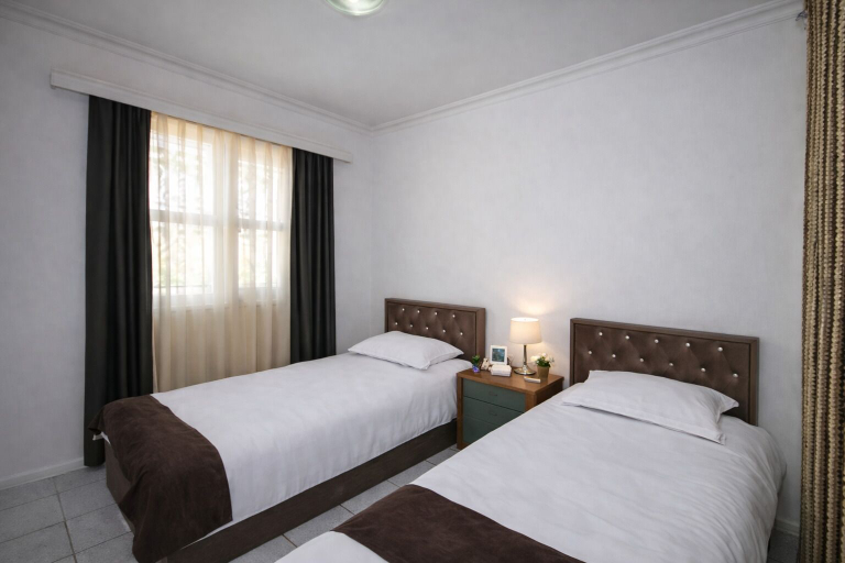 Bedroom 2, Old City Hatefi Apartments, Baku