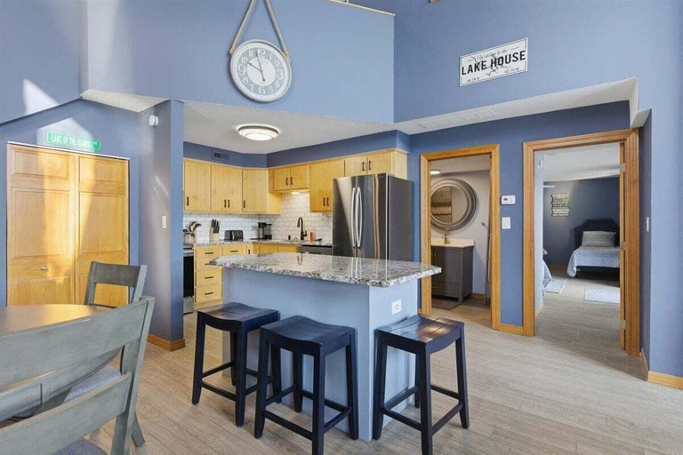 Private kitchen 3, Lakefront House w/ Private Dock, 2 Slips, Dock Bar & Kayaks at 2mm, Camden