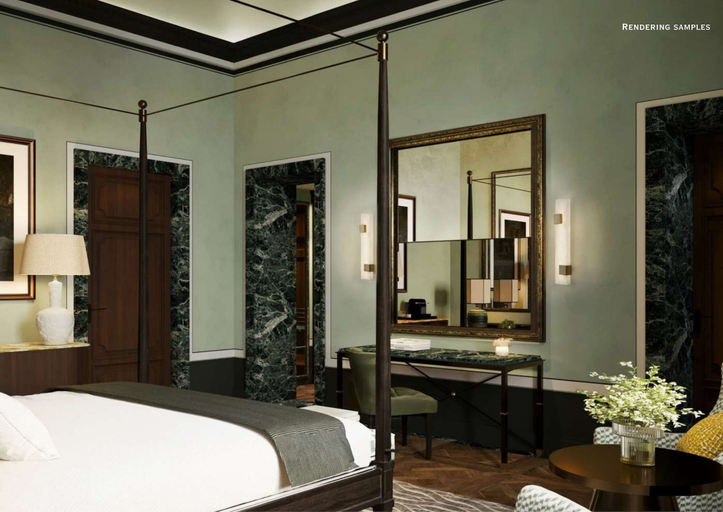 Bedroom 2, Palazzo Ruspoli, Florence