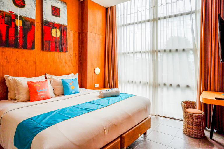 Bedroom 4, Sans Hotel Ekkon Yogyakarta by RedDoorz, Yogyakarta