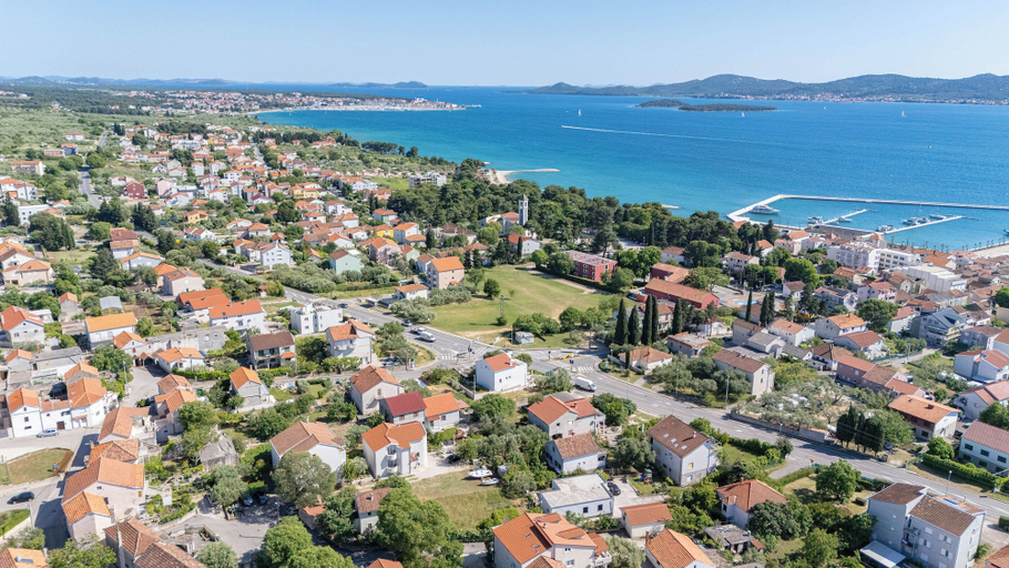 Aerial view, Apartments Akustik, Sveti Filip i Jakov