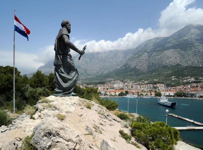 City view from property, Apartments Smiljka, Makarska