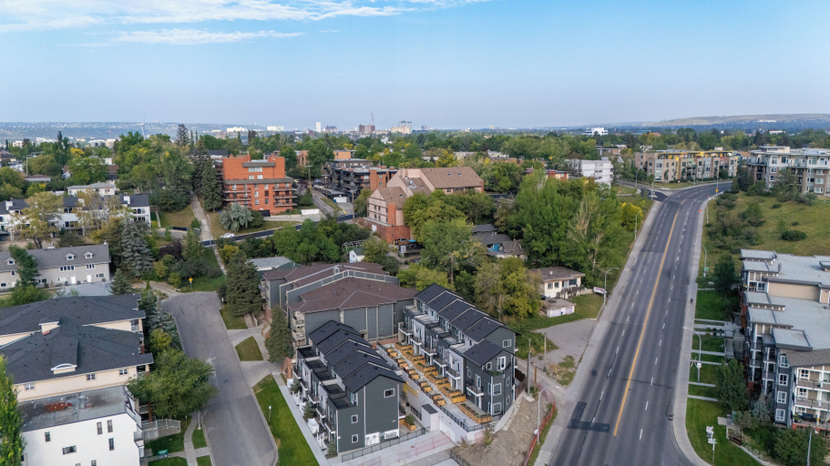 Aerial view 3, yyc villas, Division No. 6
