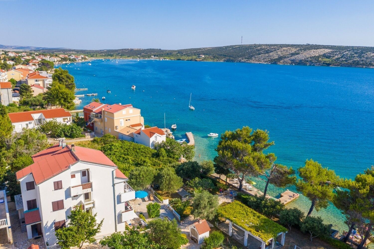 Aerial view 2, Apartments Jadra, Novalja