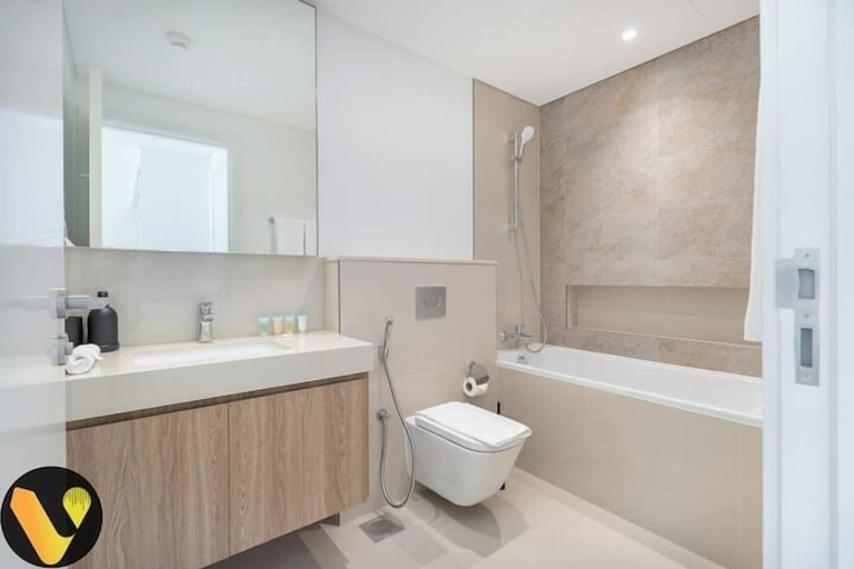 Bathroom 4, Vogue | Downtown with Direct Access to Dubai Mall, Dubai
