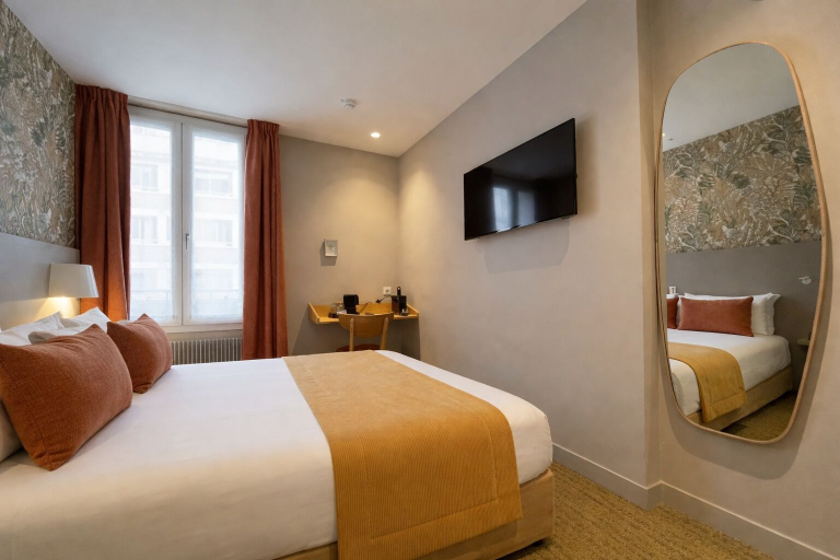 Bedroom 3, Parici Hotel Boulogne Billancourt, Hauts-de-Seine
