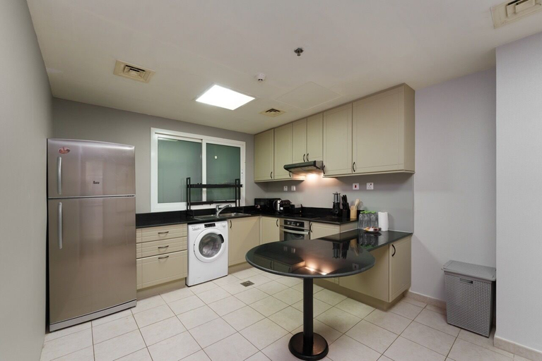 Private kitchen 2, Large Flat with High Floor in Marina, Dubai