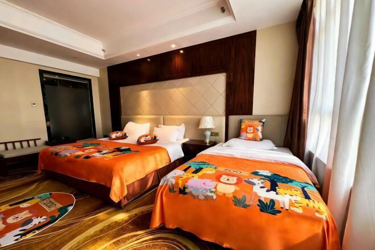 Bedroom 3, Yudu Lezi Hotel (Zhongwei Drum Tower Xiangyang Pedestrian Street), Zhongwei