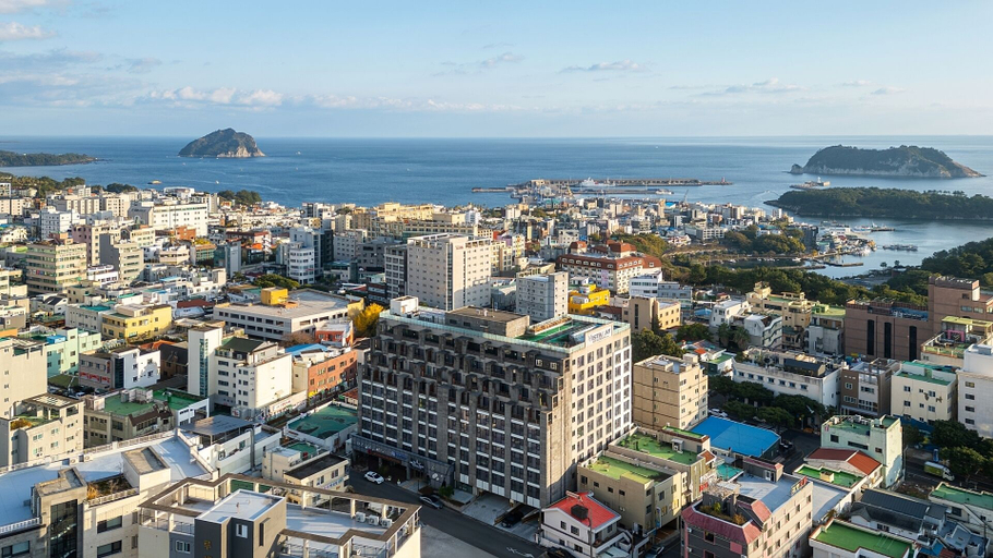 Aerial view, Temata Hotel Seogwipo Jeju, Seogwipo