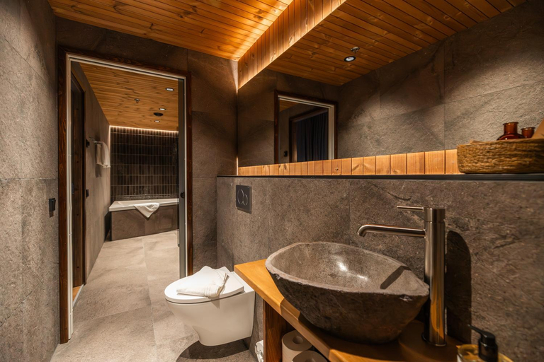 Bathroom 3, Gáldu Hotel & Spa, Lapland