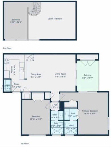 Floor plan 2, Coquina 3f 3 Bedroom Condo, Lee