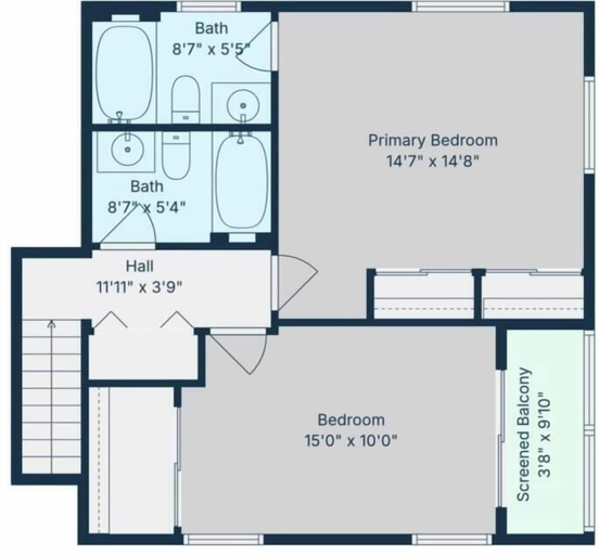 Floor plan 4, Seashells Unit 19- Sanibel Sunset 2 Bedroom Condo, Lee
