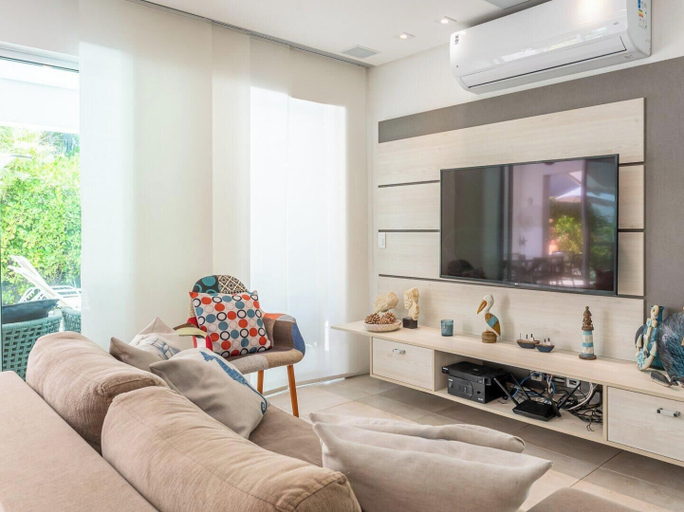 Living area 2, Bangalô 5 Qt-piscina e churrasq priv-138, Ipojuca