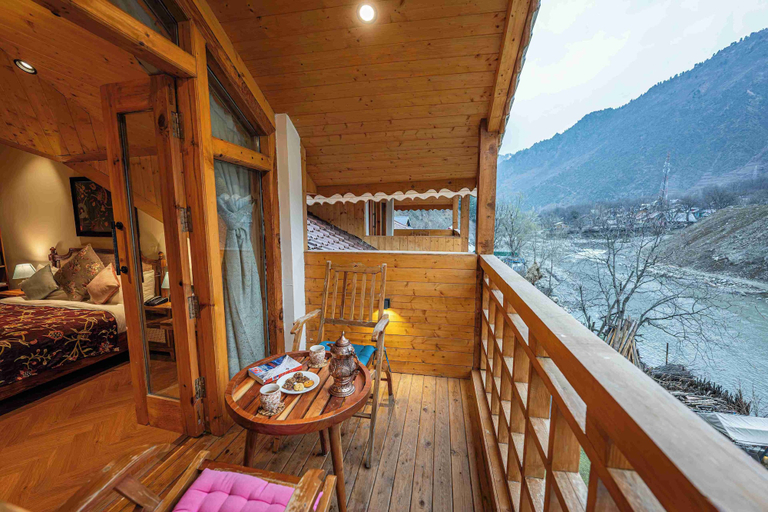 Balcony view, The Villa Himalaya, Srinagar