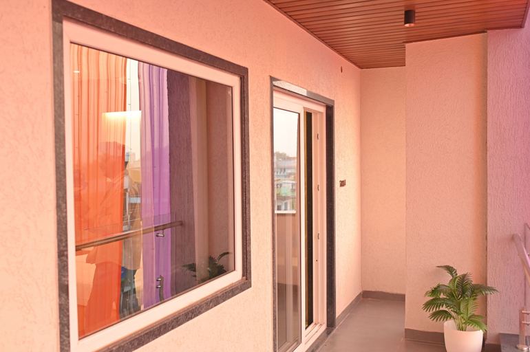 Balcony view, The Citrine Hotel, Hoshangabad