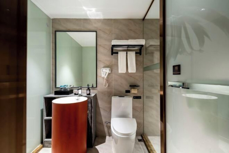 Bathroom 4, Shenzhen Nanyue Smart Hotel (Nanshan Vanke Yuncheng Branch), Shenzhen