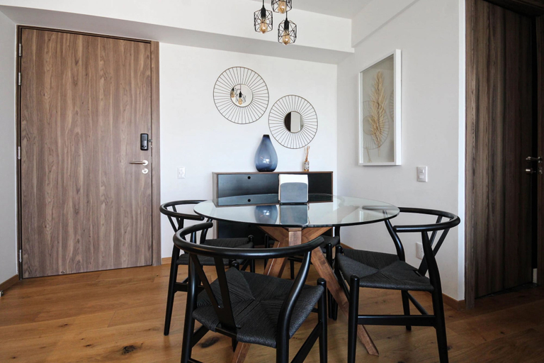 Dining room, Cómodo y Lujoso Departamento en Condesa, Mexico City