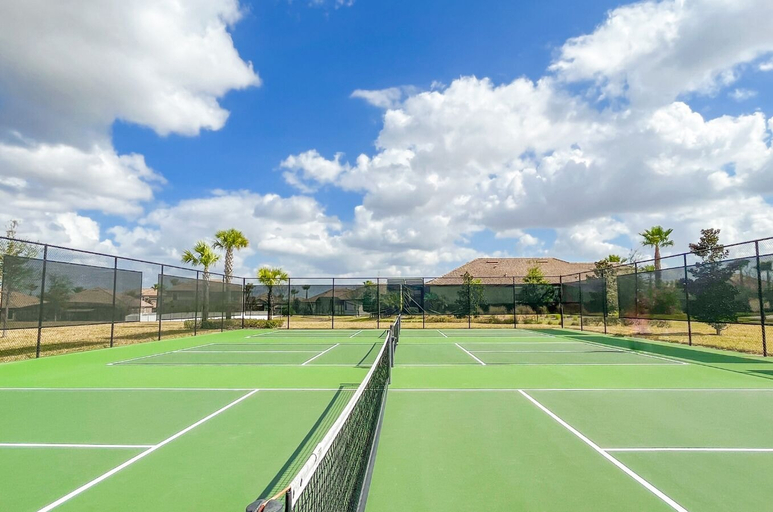 Tennis court, Six BR Home at ChampionsGate Resort, Osceola