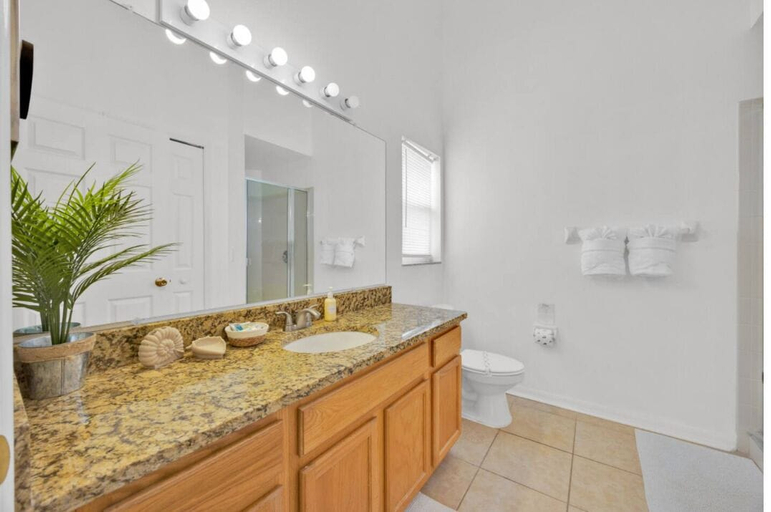 Bathroom 2, Family Friendly Davenport Pool Villa, Polk