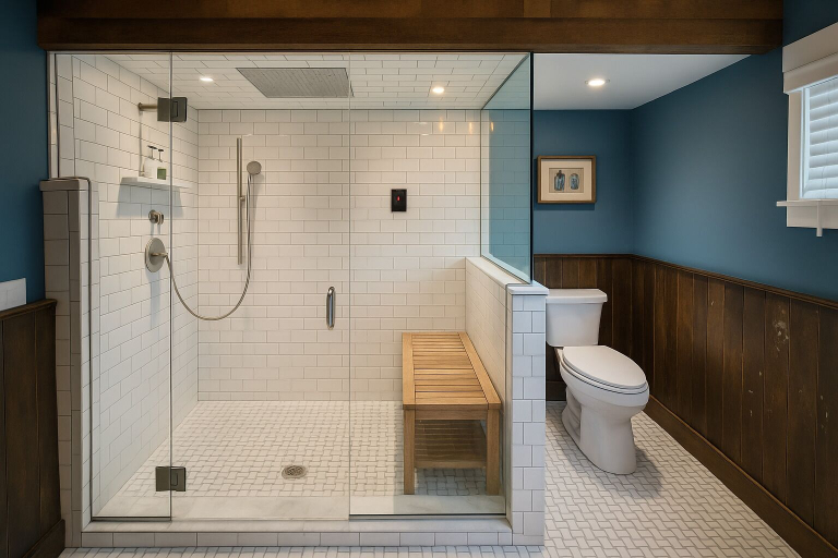 Bathroom 3, Magical Post And Beam Loft Downtown Newport! 2 Bedroom Apts, Newport