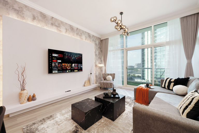 Living area 5, Coastal Elegance with PlayRoom PS5, Dubai