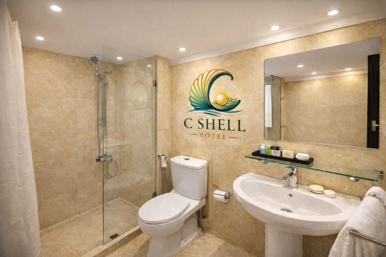 Bathroom, C SHELL HOTEL, Beirut
