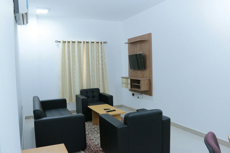 Living area, loban hotel apartment, Seeb