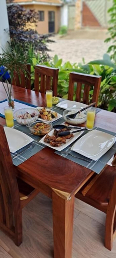 Outdoor dining, Banks Boutique Inn Kampala, Jinja