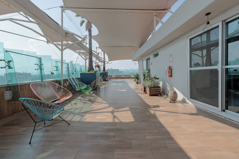 Rooftop terrace 4, The Midnight Bloom Suite, Mexico City