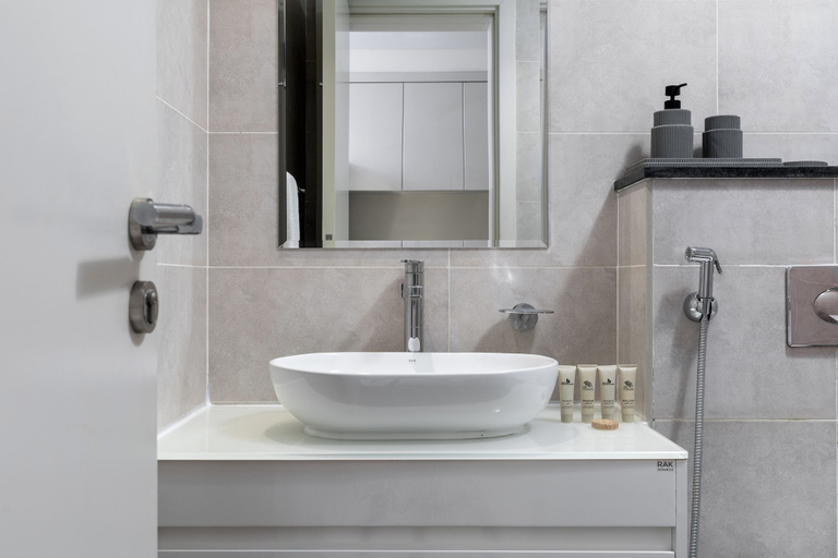 Bathroom 2, Maison Privee - Refined Studio w/ Top Facilities in Damac Hills, Dubai