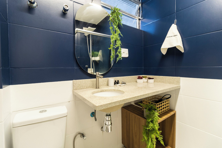 Bathroom 4, Estúdio charmoso com ótima localização, São Paulo