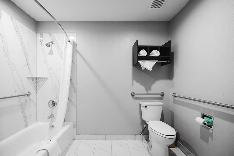 Bathroom 5, Downtowner Inns - Houston Downtown, Houston