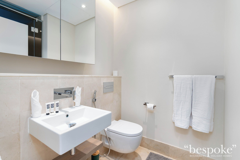 Bathroom 5, 2BR with Terrace in The 8 by Bespoke, Dubai