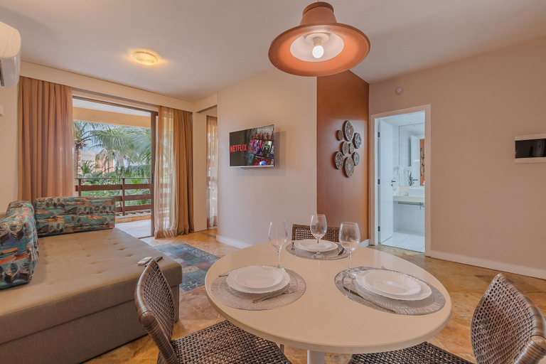 Dining 4, Beach Park Suites #209 - Seafront by Carpediem, Aquiraz