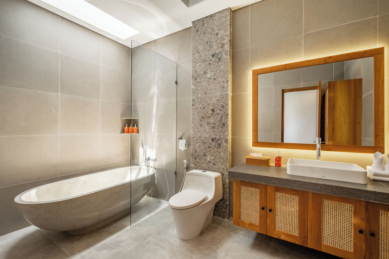 Bathroom 5, Private Pool Villa Calmeera By Orivista, Badung
