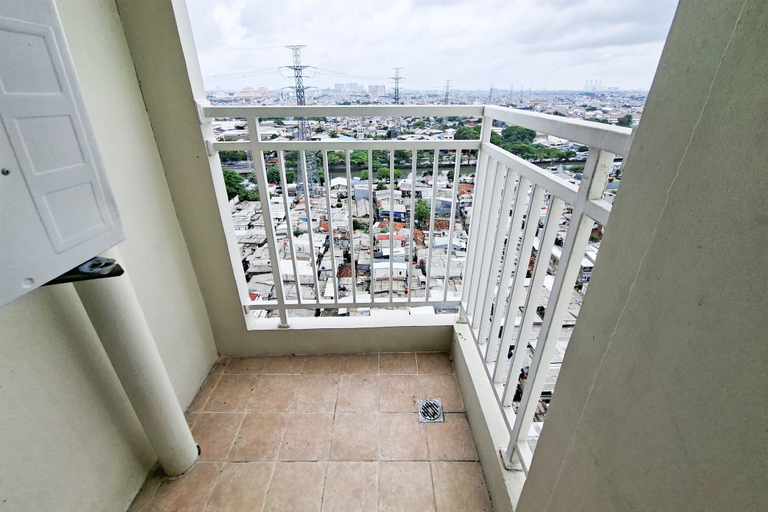 Balcony, Studio Apartment Near Bojong Indah Station At Vittoria Residence, West Jakarta