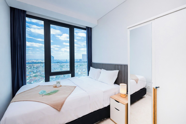 Interior 5, White Tone 2Br With City View At Capitol Suites Apartment, Jakarta Pusat