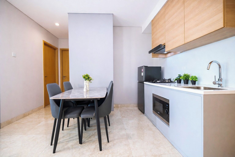Interior 3, Chic And Lovely 2Br At Apartment Capitol Suites, North Jakarta
