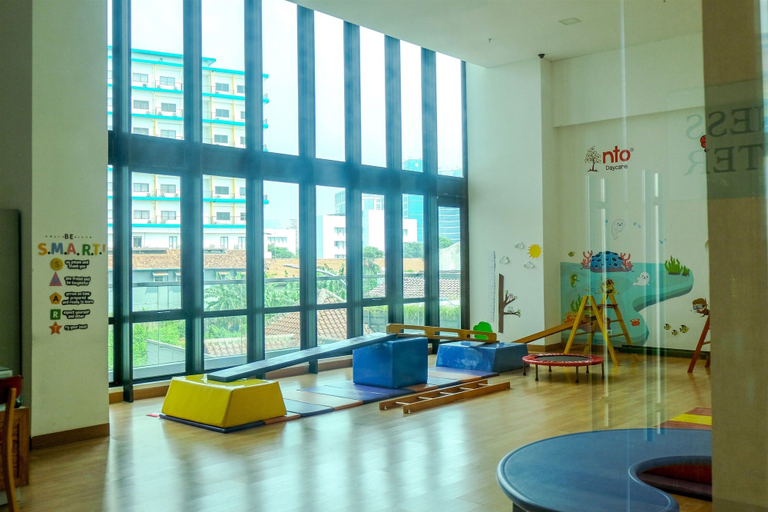 Children's play area - indoor, Tranquil Designed 2Br At Capitol Suites Apartment, Central Jakarta